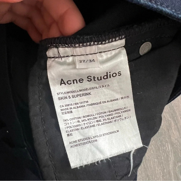 Acne Studio skin 5 superink jeans - Picture 8 of 8
